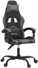 vidaXL Gaming-Stuhl Schwarz und Grau Kunstleder 3143894 Bild 2