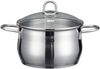 Elo Topf-Set Platin, Edelstahl 18/10 (Set, 9-tlg, 1 Bratentopf 20 cm, je 1 Fleischtopf 16/20/24 cm, 1 Kasserolle 16 cm), Induktion Bild 4