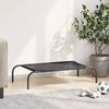 vidaXL Erhöhtes Hundebett Schwarz S Textilene 170661 Bild 3