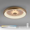 JUST LIGHT 14386-60 Deckenleuchte Vertigo messing matt CCT Kristalleffekt 62cm Bild 2