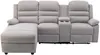 Vente-unique - MACEDONIA Sofa Stoff Beige - B 172 cm x H 102 cm x L 231 cm Bild 3