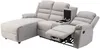 Vente-unique - MACEDONIA Sofa Stoff Beige - B 172 cm x H 102 cm x L 231 cm Bild 5