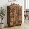 vidaXL Sideboard Geräucherte Eiche 66 x 34,5 x 95 cm Holzwerkstoff 893980 Bild 4