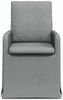 vidaXL Esszimmerstühle 2 pcs Hellgrau 57 x 67 x 98 cm Stoff 42017916 Bild 4