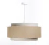 BPS Koncept DUM-004 Hängeleuchte DOBLO PVC-Kunststoff, mit Hanf und Leinentextil beige, creme 1xE27 60W H:107cm Ø50cm dimmbar Bild 3