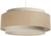 BPS Koncept DUM-004 Hängeleuchte DOBLO PVC-Kunststoff, mit Hanf und Leinentextil beige, creme 1xE27 60W H:107cm Ø50cm dimmbar Bild 2