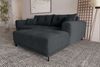 99rooms Massimo Ecksofa Cordstoff POSO Graphit mit Schlaffunktion Rechts Bild 3