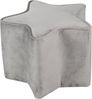 roba Kinderhocker 'Lil Sofa' in Sternform - Samtstoff - Grau Bild 5