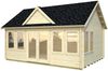 Palmako Gartenhaus Claudia 194 m² Gartenhaus aus Holz Holzhaus mit 44 mm Wandstärke Blockbohlenhaus mit Montagematerial Bild 2