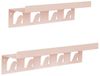 Karat Wandregal Agnes mit Haken, Regal, 2 Farben, Dekoregal, Wanddeko aus Metall Bild 2