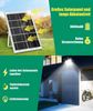 Aigostar Flutlichtstrahler Solar LED Strahler Außen mit Große Solarpanel,5 m Kabel,Ajustable,IP66, LED fest integriert, 3000k, 4000k, 6500k Bild 2