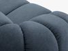 Micadoni Sofa Diana 3-Sitzer Strukturierter Samtstoff Jeansblau Bild 5