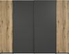 Kleiderschrank Esteban in grau und Eiche Evoke 270 cm Bild 2
