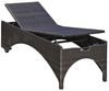 Destiny Gartenliege BOLIVAR HIGH Bronze, Polyrattan, mit Rollen, 200x71x55 cm, verstellbar, ohne Auflage Bild 4