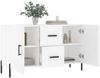vidaXL Sideboard Weiß 100x36x60 cm Holzwerkstoff 828180 Bild 4