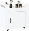 vidaXL Bürowagen Hochglanz-Weiß 60x45x60 cm Holzwerkstoff 816610 Bild 4