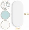 Totsy Baby Spannbettlaken Kinderwagen Stubenwagen Set - 2 x Bezug + wasserdicht Matratzenschoner Bild 2