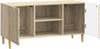 vidaXL TV-Schränk Sonoma-Eiche 102 x 34,5 x 50 cm Holzwerkstoff 894697 Bild 3