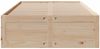 vidaXL Massivholzbett ohne Matratze mit Schubladen 135x190 cm 3308819 Bild 4
