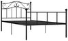 Bettgestell Schwarz Metall 100 × 200 cm [284524] Bild 2