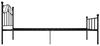 Bettgestell Schwarz Metall 100 × 200 cm [284524] Bild 4