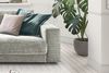 KAWOLA Sofa MADELINE 2-Sitzer Cord hellgrau 85 x 127 x 230 cm Bild 4