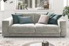 KAWOLA Sofa MADELINE 2-Sitzer Cord hellgrau 85 x 127 x 230 cm Bild 2