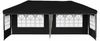 vidaXL Pop-up Partyzelt 575 x 289 x 245 cm Schwarz 42019799 Bild 5