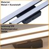 ZMH Moderne LED Deckenleuchte Wohnzimmer Schwarz 24W 3000K Warmweiß Schlafzimmer LED Integriert Fest Bild 5