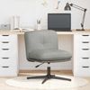 vidaXL Bürostuhl Drehbar Hellgrau Stoff 4105389 Bild 2