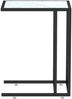 vidaXL Computer-Beistelltisch Weiß Marmor 50x35x65 cm Hartglas 331652 Bild 4