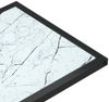 vidaXL Computer-Beistelltisch Weiß Marmor 50x35x65 cm Hartglas 331652 Bild 5