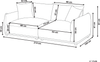 Sofa 3-Sitzer JUBEK Bouclé Beige Bild 2