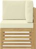 vidaXL Outdoor Ecksofa Massivholz Akazie Weiß 901504 Bild 3