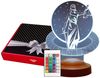 Geschenkelampe LED Nachttischlampe Gerechtigkeit Geschenk für Berufs Einsteiger 3D Anwaltslampe, Leuchte 7 Farben fest integriert, Geschenk für Berufseinstieg, Rechtsanwalt Bild 1