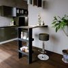 Barhocker 2er Set Schwarz 33 x 92 cm 2 Teilig Vicco Bild 4