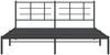 vidaXL Bettgestell mit Kopfteil Metall Schwarz 183x213 cm 355566 Bild 5