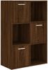 vidaXL Lagerschrank Braun Eichen-Optik 60x29,5x90 cm 815455 Bild 2