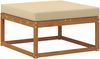 vidaXL Outdoor-Sofagarnitur mit Kissen 4 pcs Natur und Beige 3382456 Bild 4