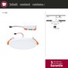 Paulmann 79939 LED Einbaupanel Veluna Edge IP44 120mm 3000K Weiß Bild 5