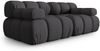 Micadoni Modulares Sofa Bellis 2-Sitzer 3D-Stoff Sonic Espresso Bild 2