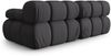 Micadoni Modulares Sofa Bellis 2-Sitzer 3D-Stoff Sonic Espresso Bild 4