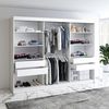 A&J MöbelLand GmbH Schiebetürenschrank VILUNO mit 4 Schubladen und Spiegel (nur für kurze Zeit! TOP ANGEBOT! Geräumiger Schrank mit einer Breite von 200 cm und Spiegel, ideal zur Aufbewahrung von Kleidung und Accessoires. 4 Schubladen und viel Stauraum... Bild 3