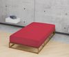 biberna Jersey-Elastic-Spannbetttuch , rubin, 1 x 90 x 190 cm - 100x220 cm Bild 3