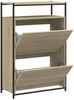 vidaXL Schuhschrank Sonoma-Eiche 75x34x112 cm Holzwerkstoff 840035 Bild 2