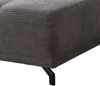 Polsterecke >Renard< elektrischer Sitzvorschub, Cord grau - 177x80x246cm (BxHxT) Bild 5