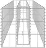 vidaXL Gabionen-Hochbeet Verzinkter Stahl 180×30×30 cm 145633 Bild 5