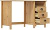 vidaXL Schreibtisch Hill mit 3 Schubladen 120×50×74 cm Kiefernholz 288995 Bild 3