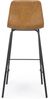 Barhocker Kyra aus Kunstleder, Cognac/Schwarz, 39 x 44 x 103 cm Bild 3