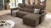 Sofanella Ecksofa ADRIA Wohnlandschaft Eckcouch Stoffsofa in Hellgrau Bild 2